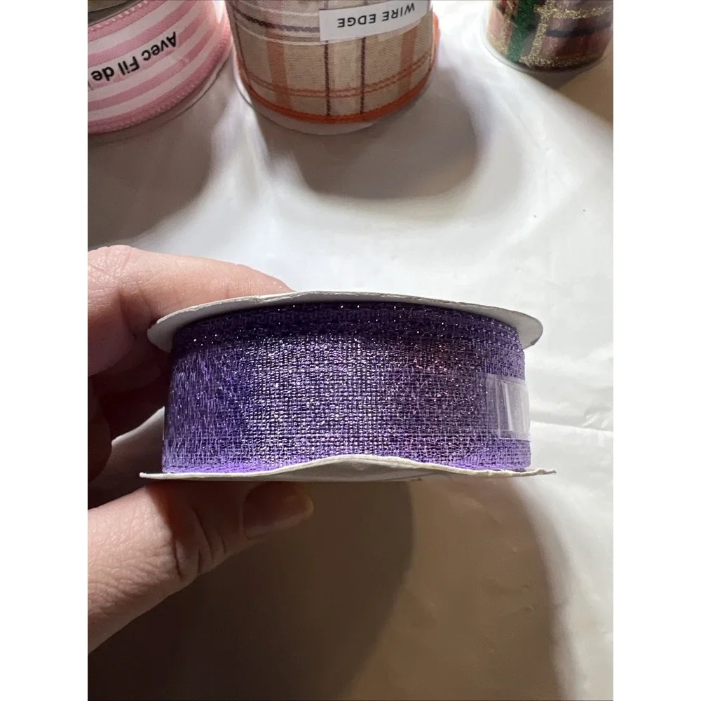 Lot Of 6 Rolls Of Crafting Ribbon #2